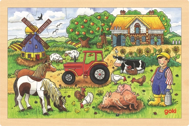 Goki fa puzzle: Miller Úr farmája, 24 darabos