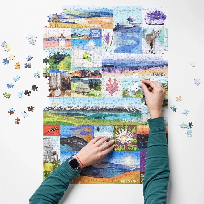Puzzle Puzzlove Lengyel hegyek 1000 darab
