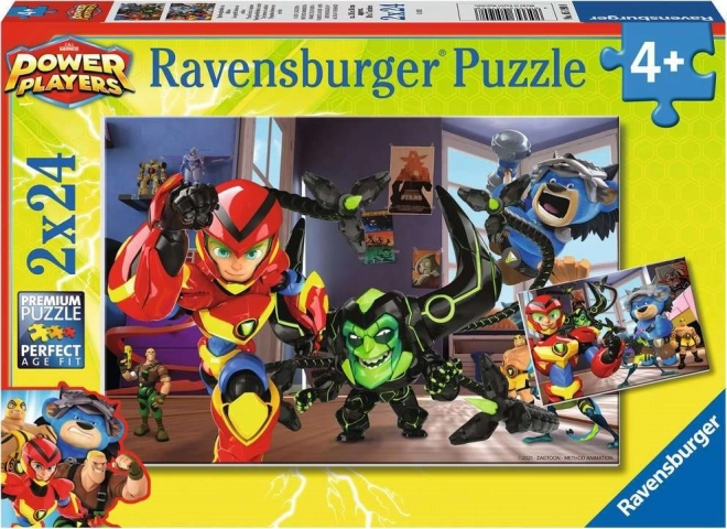 Ravensburger játék hősök puzzle 2x24 darab