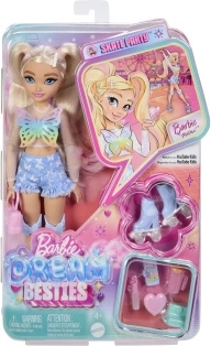Barbie Dream Besties Malibu görkorcsolyás baba