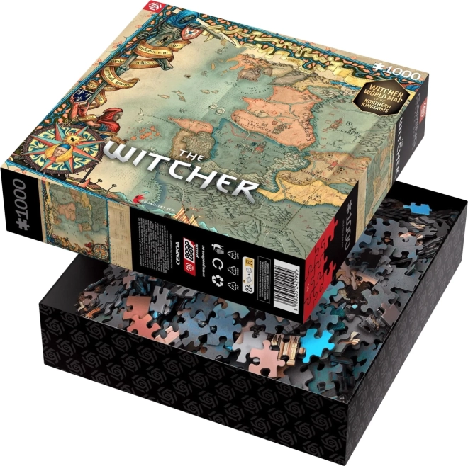 Puzzle The Witcher: Északi Királyságok 1000 darabos