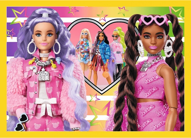 Barbie vidám világ 4 az 1-ben puzzle