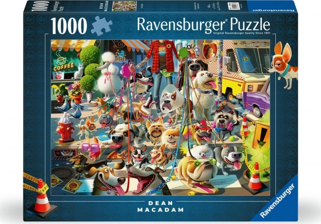 Kutyasétáltatás 1000 darabos puzzle - RAVENSBURGER