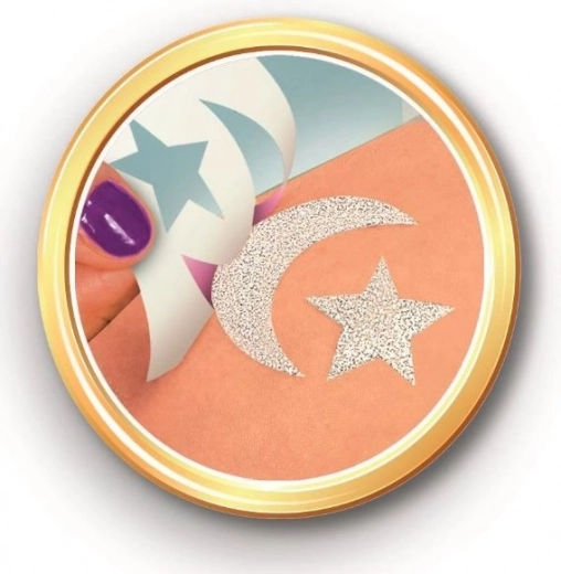 Csillogó tetoválás sablonokkal