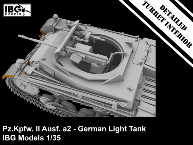 Német könnyű tank modell 1:35