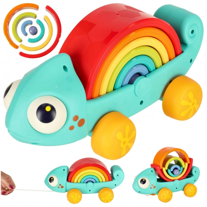 Kameleon Montessori húzható játék