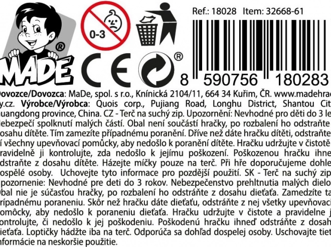 Puha célzótábla nyilakkal és labdákkal 36 cm