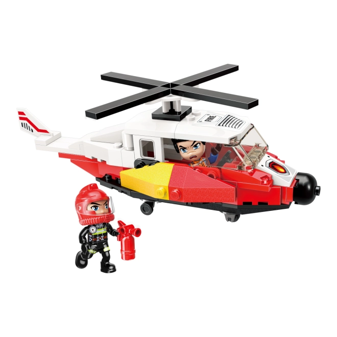 Mentőhelikopter működő funkciókkal