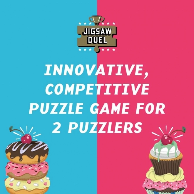 Puzzle párbaj - Donut vs Cupcake