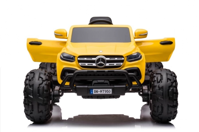 Akkumulátoros Mercedes 4x4 Aranysárga