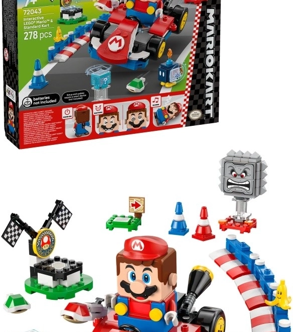 LEGO Super Mario Mario Kart - Interaktív figura és Standard Kart