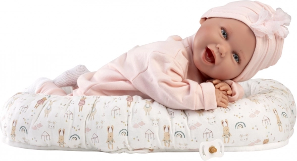 Llorens élethű baba csecsemő hangokkal és puha textil testtel 42 cm
