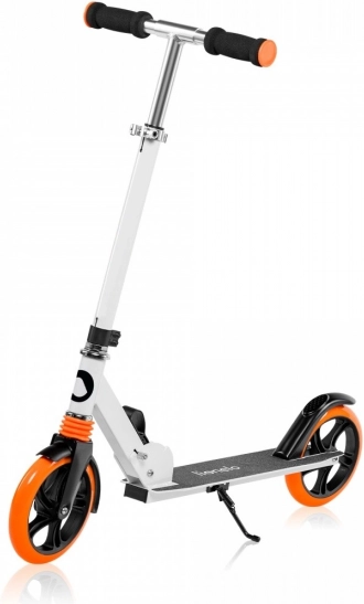 Összecsukható roller Lionelo Luca White Orange nagy kerekekkel