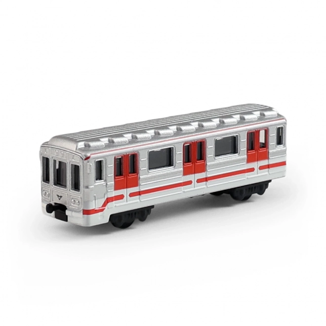 Praha metró - fém miniatűr 8 cm