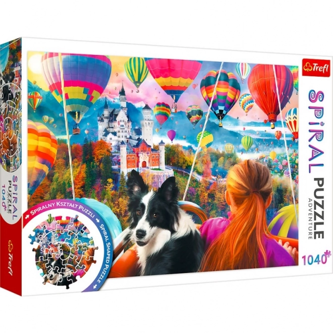 Trefl - spirál puzzle - ballonfesztivál