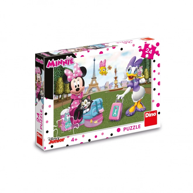 minnie egér puzzle 24 darabos készet