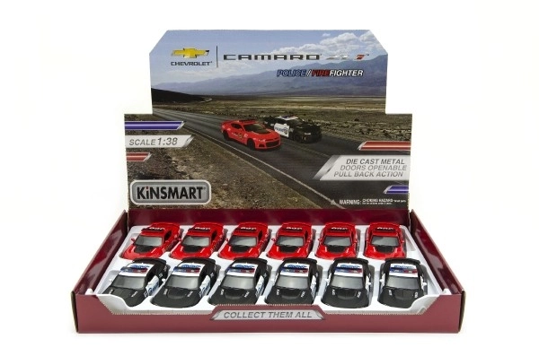 Kinsmart Chevrolet Camaro Rendőrség/Tűzoltóság 12cm Fém/Műanyag Autó