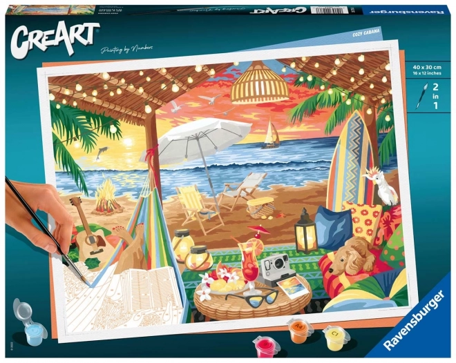 Ravensburger CreArt: Strandfestmény