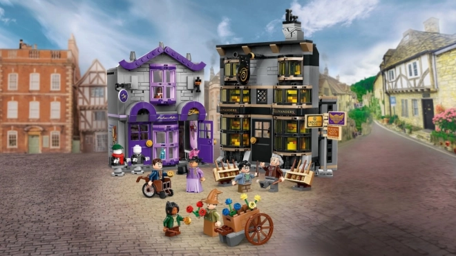 Harry Potter Ollivander és Madame Malkin boltja LEGO készlet