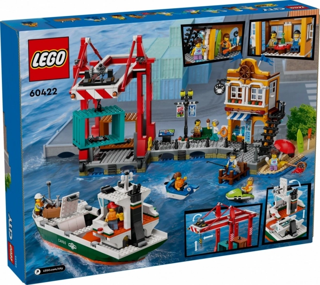 Tengerparti kikötő teherhajóval - LEGO City