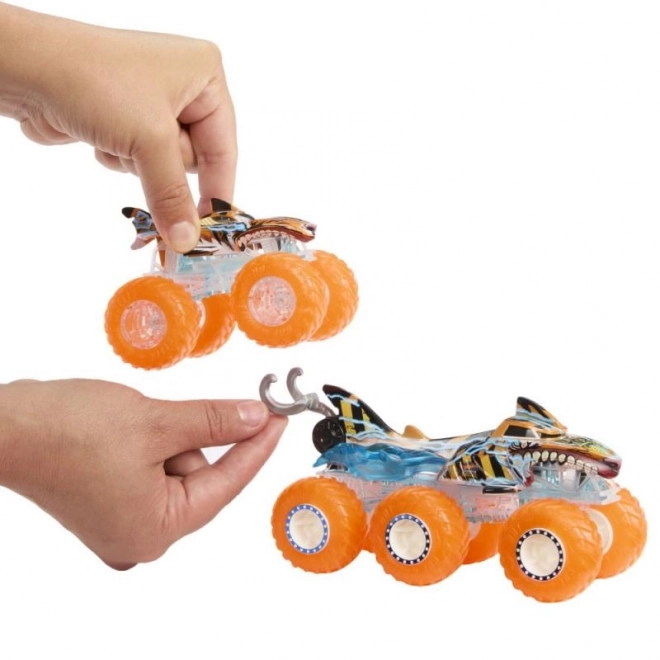 Hot Wheels Monster Trucks Power Smashers Tahaú és Teherautó