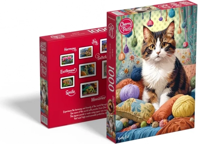 Cherry Pazzi puzzle Macska fonálban