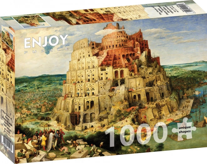 Pieter Bruegel: Bábel tornya 1000 darabos puzzle