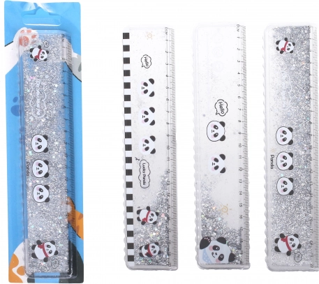 20 cm-es vonalzó Panda motívummal