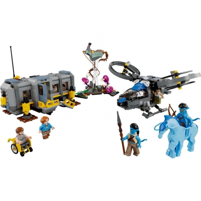 Lego Avatar Repülő Hegyek Állomás 26 és Samson ZPZ Játék Szett