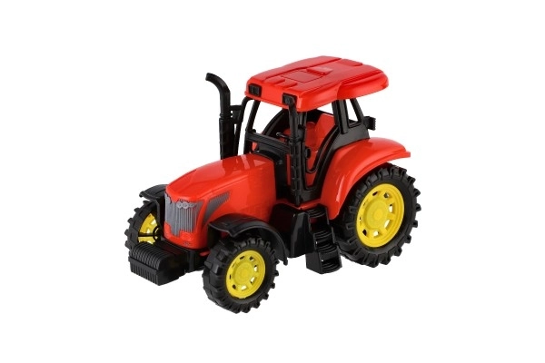 Gyermek traktor utánfutóval, műanyagból, 35 cm
