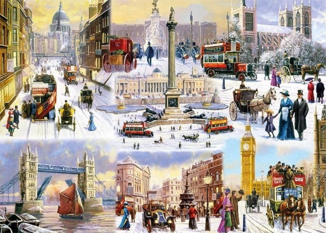 Puzzle Téli London 1000 darabos