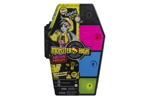 Monster High Skullimate titkok neon baba - Frankie