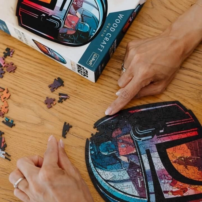 Trefl the mandalorian fa puzzle 160 darab