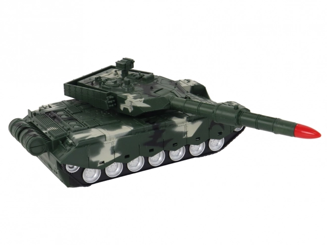 Zöld katonai távirányítós RC tank játék