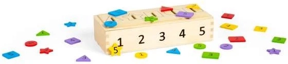 Bigjigs Toys színek, formák és számok rendezése