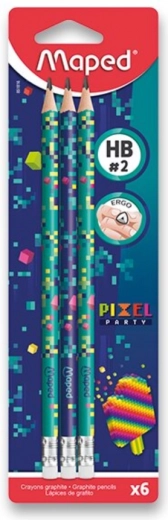 Maped Pixel Party HB grafitceruza, 6 db