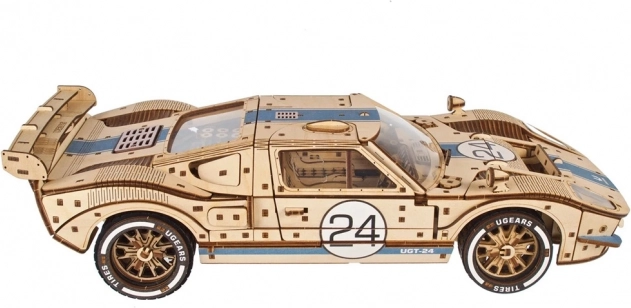 Ugears 3D fa mechanikus puzzle Endurance Racer