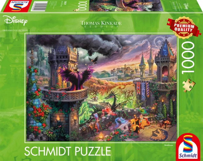 Zloba fekete mágia királynője puzzle 1000 darabos