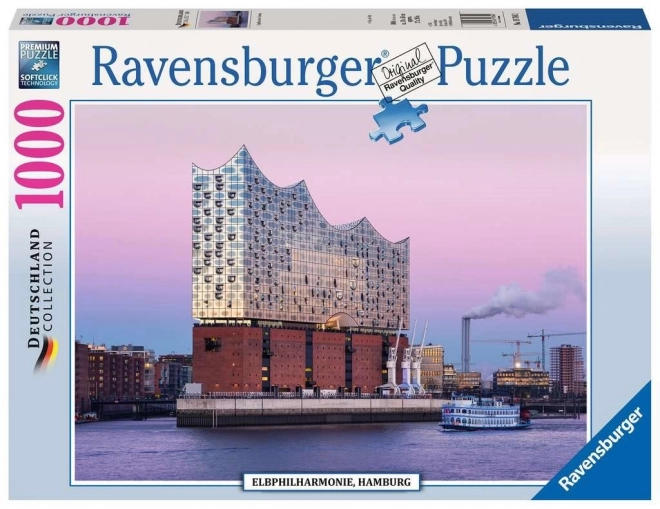 Ravensburger puzzle hamburgi Elbai Filharmónia 1000 darab