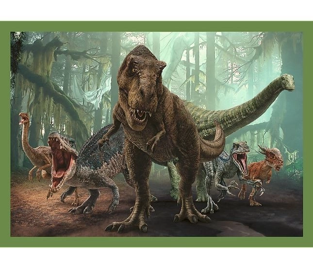 Jurassic World veszélyes dinoszauruszok 4 az 1-ben puzzle