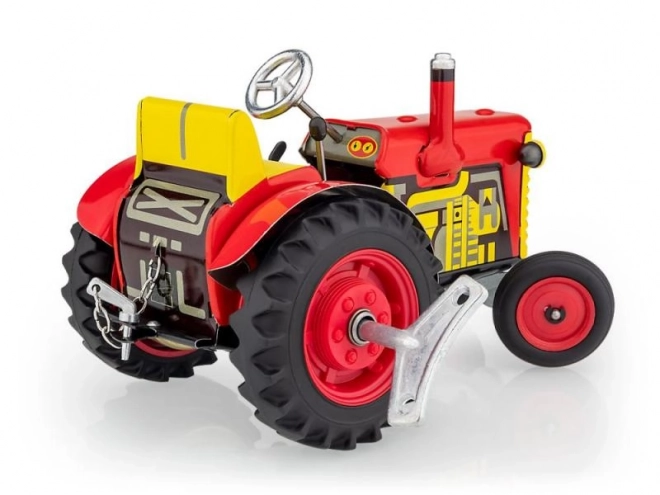 Zetor traktor piros kulccsal 1:25 méretarányban Kovap