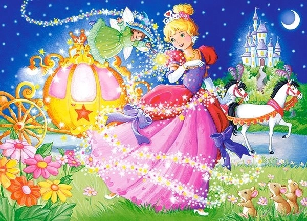 Cinderella 120 darabos puzzle gyerekeknek