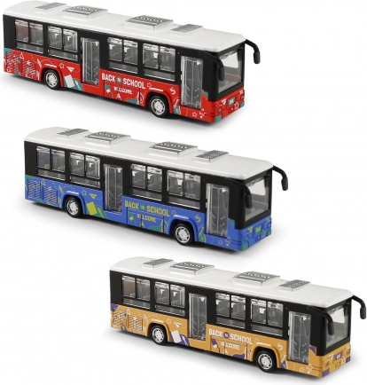 Fém busz nyitható ajtókkal