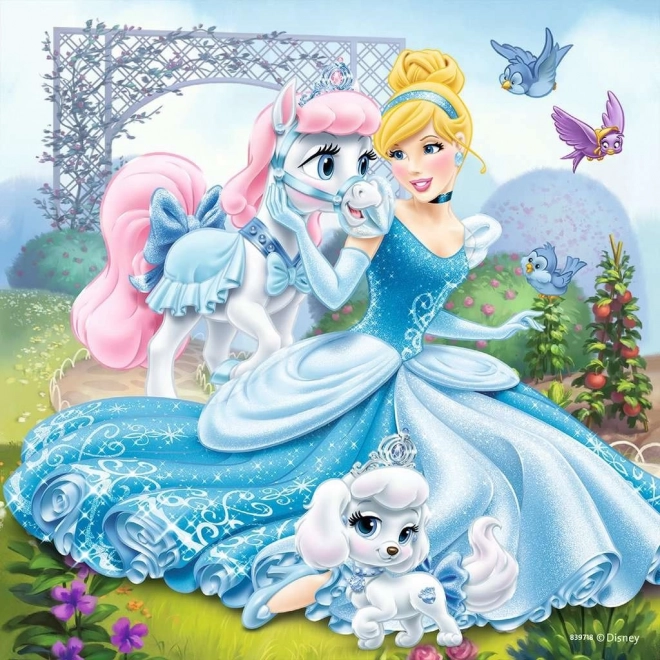 Ravensburger disney hercegnők és kedvenceik 3x49 darabos puzzle