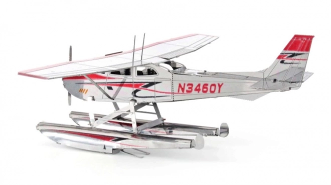 Metal Earth 3D puzzle Cessna 182 hidroplán