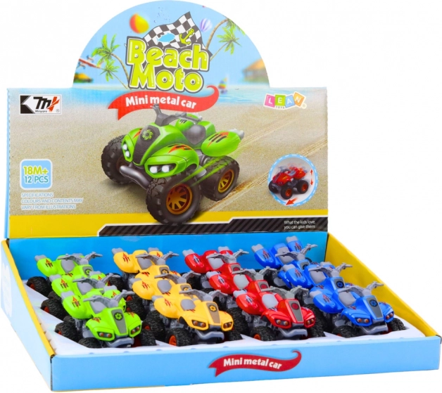 Quad meghajtással, gumikerék és fém karosszéria