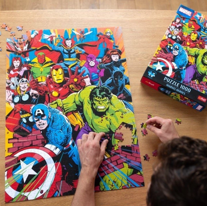 Marvel hősök puzzle 1000 darabos prémium minőség