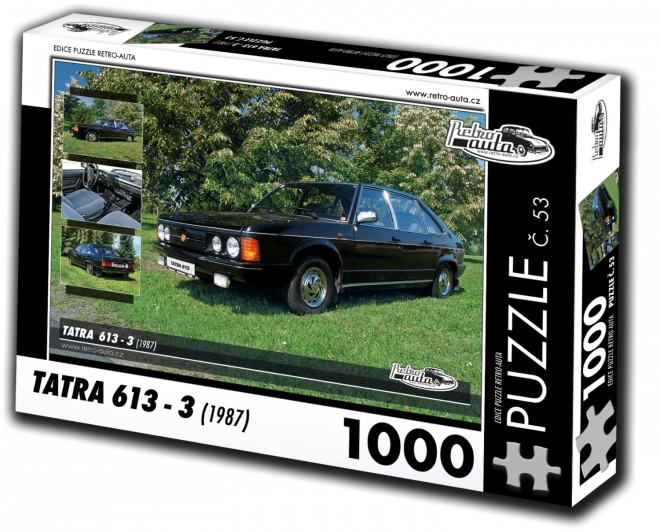 Retro autók puzzle - Tatra 613-3 (1987) 1000 darab