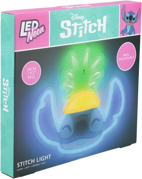 Stitch LED neonfény a falra
