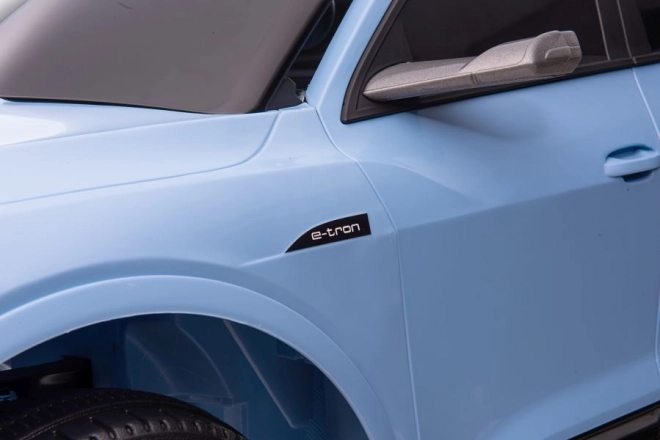 Audi E-Tron Akkumulátoros autó kék QLS-6688